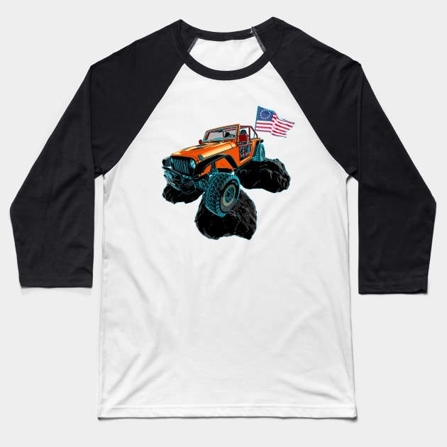 Trailcat Baseball T-Shirt by FurryBallBunny